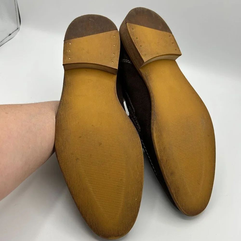 Men's Testosterone 43M (10) Proud Lee Brown Suede Tassel Loafers